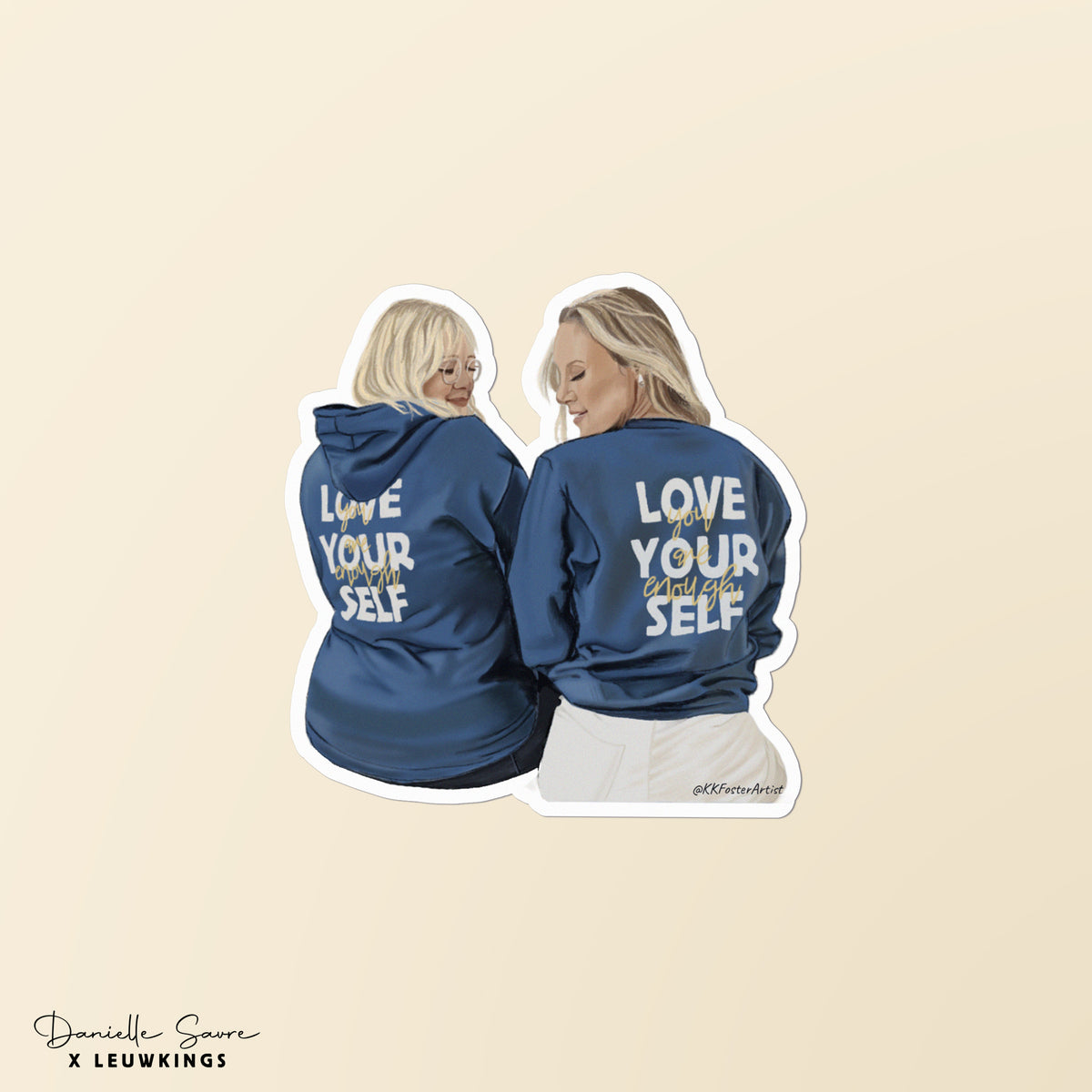 Sticker Love Yourself Draw
